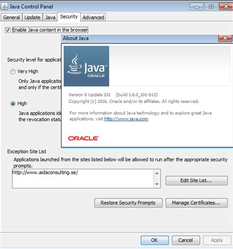 Image result for Java Exception Site List Error