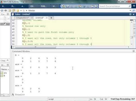 Toradh íomhá ar Matrix MATLAB Index