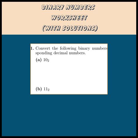 Binary Multiplication Worksheet に対する画像結果
