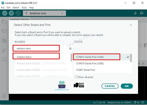 Arduino Nano Board Port Conect に対する画像結果