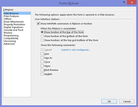 Image result for InfoPath Form Updated Button
