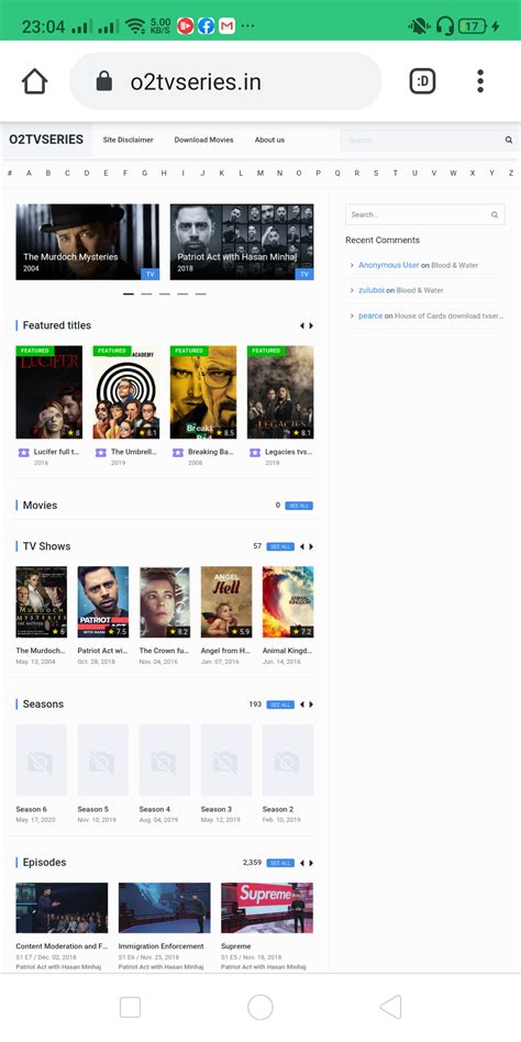 Toradh íomhá ar O2tvseries Download