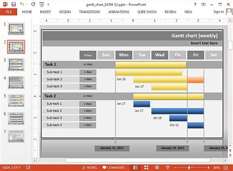 Toradh íomhá ar Interactive Gantt Chart Excel