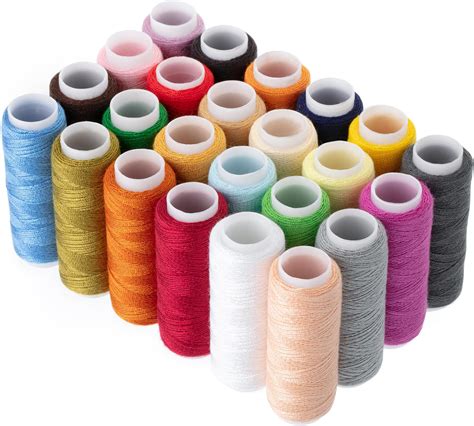 Toradh íomhá ar Sewing Thread Assorted Colors 200 Yd Spool