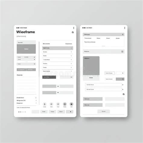 User Interface Design Wireframes に対する画像結果