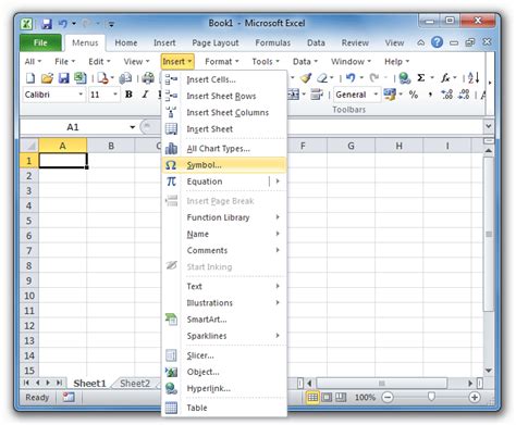 Image result for Menu Key in Excel