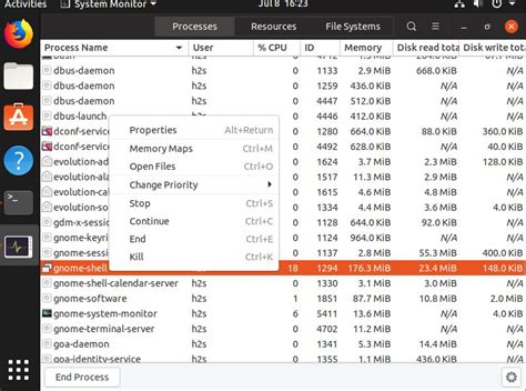 Image result for System Monitor Ubuntu