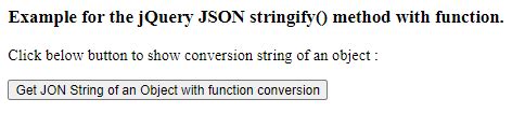 Image result for Stringify JSON Example