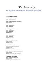 Image result for SQL Summary