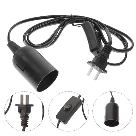 Image result for Light Bulb Socket with Cord and Inline Power Switch