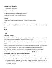 Image result for Semantics Programming Languages Cheat Sheet