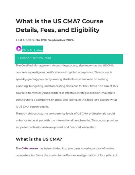 Bildergebnis für CMA Us Exam Duration