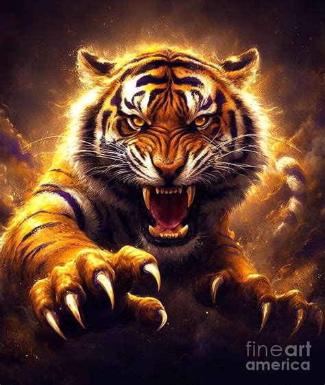 Image result for LSU Tiger Painting