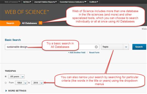 Image result for Web of Science Advanced Search