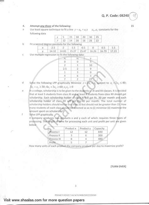 Toradh íomhá ar Numerical and Statistical Methods