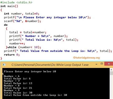 While Loop in C Programming に対する画像結果