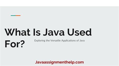 Image result for What Is Java Used For