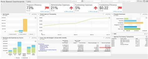 Toradh íomhá ar Sage Intacct Dashboard Examples
