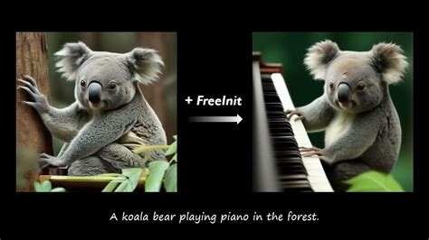 Freeinit Diffusion Model に対する画像結果