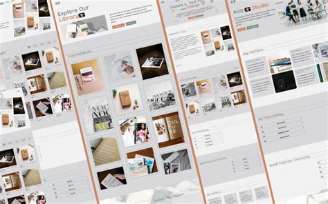 Image result for Template for Library CSS and HTML