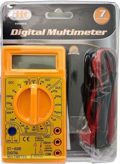 Image result for 7 Function Digital Multimeter