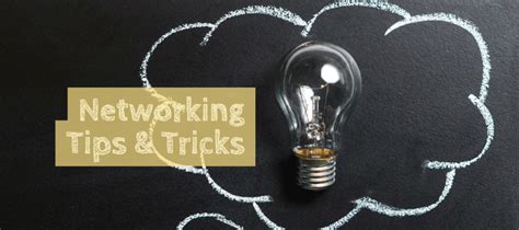 Image result for Networking Tips and Tricks