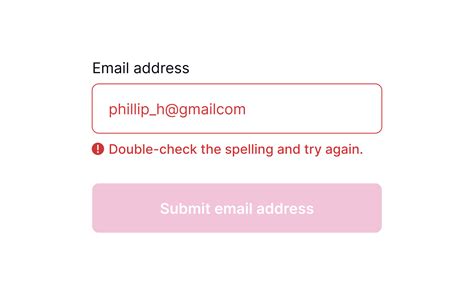 Afbeeldingsresultaten voor Show Error Message below Input in HTML