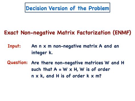 Image result for Semi Non-Negative Matrix Factorization