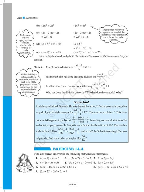 Image result for Factorisation Class 8 Book