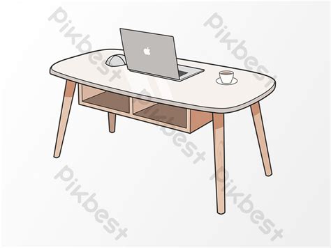 Image result for Computer Desk Drawing with Cabnet