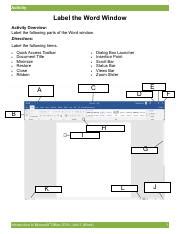 Afbeeldingsresultaten voor Word Processor Worksheet