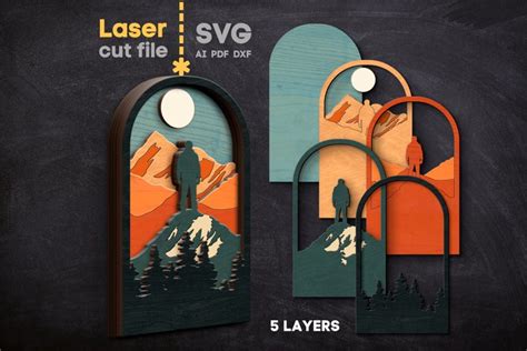 Toradh íomhá ar Free Glowforge Camping Designs