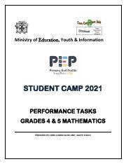 Toradh íomhá ar Math Performance Task Garde 4