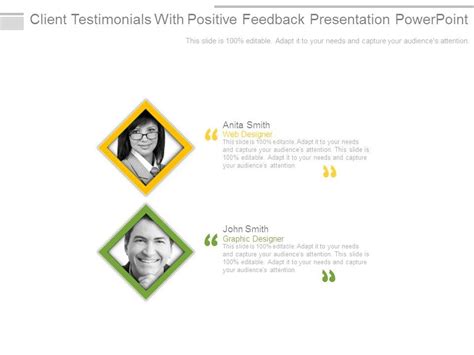 Toradh íomhá ar Positive Feedback for Presentation Examples