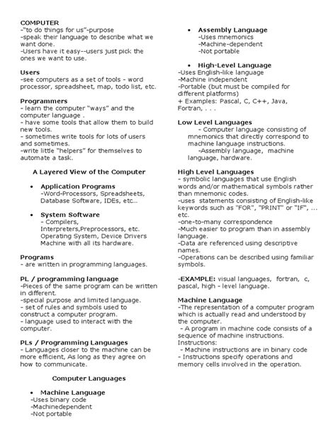 Image result for Computer Language Layers