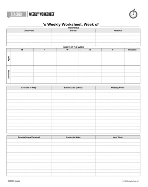 Hand Drawn Weekly Worksheet に対する画像結果