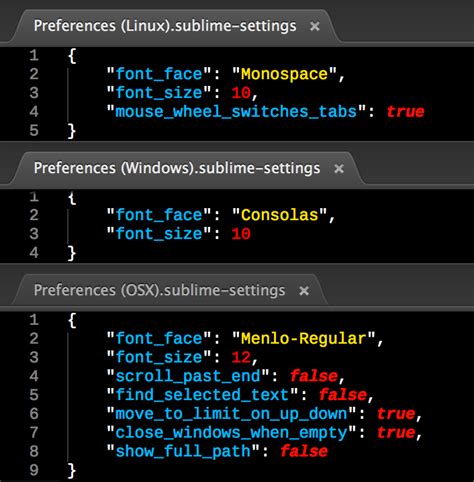 Sublime Text Font Code に対する画像結果