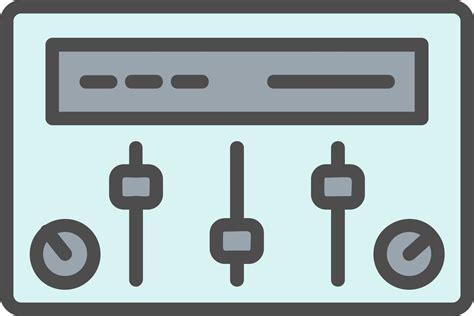 Toradh íomhá ar Control Panel Vector Icon
