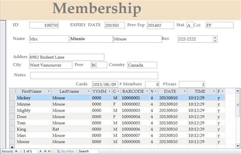 Image result for Members Database MySQL