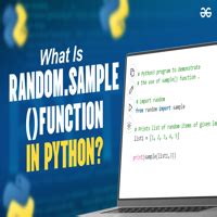 Image result for Python Random Sample From List