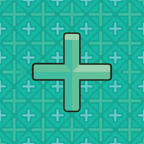 Toradh íomhá ar Plus Sign Vector Pattern