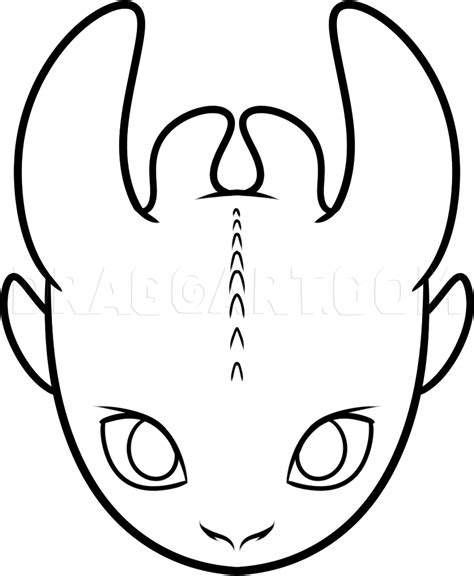 Toradh íomhá ar How to Train Your Dragon Toothless Easy to Draw