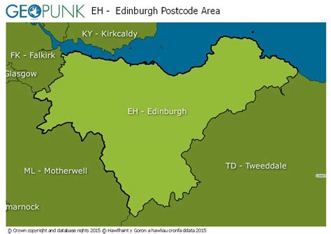 Toradh íomhá ar Edinburgh City Postcode Map