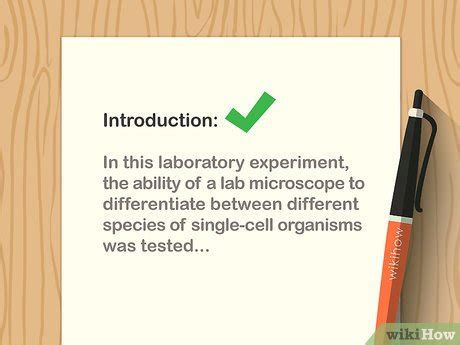 Image result for Write Introduction for Science Experiment