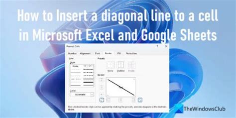 Image result for Excel Diagonal Line Multiple Cells