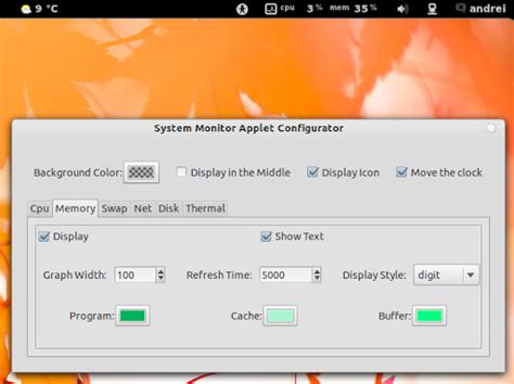 Image result for System Monitor Gnome Linux Menu Bottom Bar