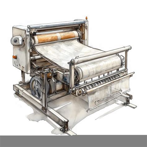 Image result for Side View Drawing of a Paper Machine