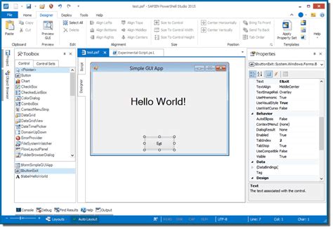 Image result for PowerShell Studio GUI