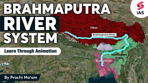 Toradh íomhá ar Brahmaputra River Basin Map