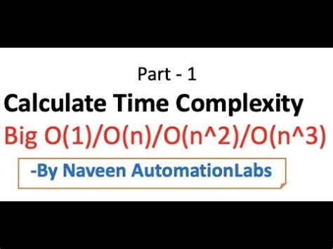 Toradh íomhá ar How to Calculate Time Complexity